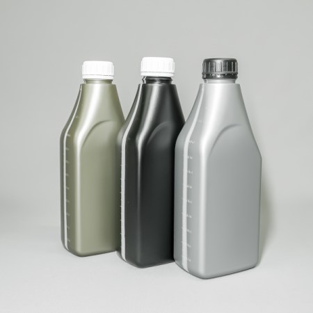 Rectangular HDPE Plastic Oil Bottle -1 Litre | 30% PCR